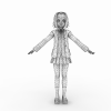 田井中律-角色人体-角色-VR/AR模型-3D城