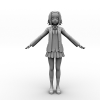 田井中律-角色人体-角色-VR/AR模型-3D城
