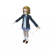 田井中律-角色人体-角色-VR/AR模型-3D城