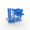 机器人伦巴R209-游戏&玩具-3D打印模型-3D城