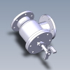 The check valve-工业设备-零部件-工业CAD模型-3D城