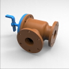 The check valve-工业设备-零部件-工业CAD模型-3D城