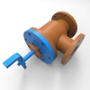 The check valve-工业设备-零部件-工业CAD模型-3D城