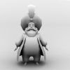 卡通国王-角色人体-角色-VR/AR模型-3D城