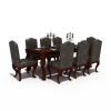 餐桌椅-建筑-餐厅-VR/AR模型-3D城