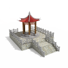 凉亭-建筑-基础设施-VR/AR模型-3D城