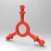 大胡三圆环-小工具-3D打印模型-3D城