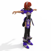 性感艳服MM-角色人体-角色-VR/AR模型-3D城