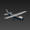 塞斯纳172-飞机-其它-VR/AR模型-3D城