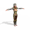 Darkness-角色人体-女人-VR/AR模型-3D城