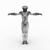 Darkness-角色人体-女人-VR/AR模型-3D城