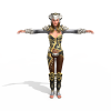 Darkness-角色人体-女人-VR/AR模型-3D城