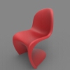 panton-chair-建筑-家具-工业CAD模型-3D城