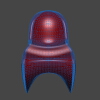 panton-chair-建筑-家具-工业CAD模型-3D城