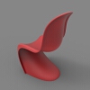 panton-chair-建筑-家具-工业CAD模型-3D城
