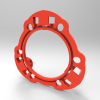 shielded rostock LED ring-小工具-3D打印模型-3D城