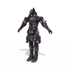 战士-角色人体-角色-VR/AR模型-3D城