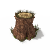 树桩-动植物-植物-VR/AR模型-3D城
