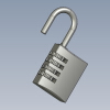 Combination Padlock-小工具-VR/AR模型-3D城