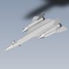 sr-71-blackbird-军事-战机-工业CAD模型-3D城