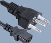 Plug NBR 14136 - conector C-13-科技-家用电器-工业CAD模型-3D城