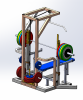 poulie-dossaux-sur-combine-squat-couche-工业设备-机器设备-工业CAD模型-3D城