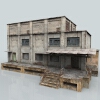 废弃厂房-建筑-厂房-VR/AR模型-3D城