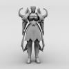 盔甲男-角色人体-角色-VR/AR模型-3D城