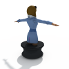 动漫MM-角色人体-角色-VR/AR模型-3D城
