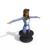 动漫MM-角色人体-角色-VR/AR模型-3D城