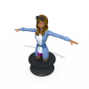 动漫MM-角色人体-角色-VR/AR模型-3D城