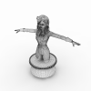 动漫MM-角色人体-角色-VR/AR模型-3D城
