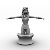 动漫MM-角色人体-角色-VR/AR模型-3D城