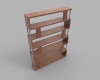six-shelf-bookcase-建筑-家具-工业CAD模型-3D城