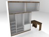 bedroom-closet-female-建筑-室内-工业CAD模型-3D城