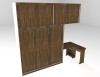 bedroom-closet-female-建筑-室内-工业CAD模型-3D城