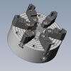 10 inch 6 jaw lathe chuck-工业设备-零部件-工业CAD模型-3D城