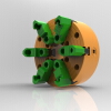 10 inch 6 jaw lathe chuck-工业设备-零部件-工业CAD模型-3D城