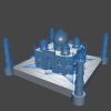 taj-mahal-建筑-古建筑-工业CAD模型-3D城