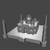taj-mahal-建筑-古建筑-工业CAD模型-3D城