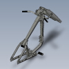 The fork with frame for iz-350 as an assembly-汽车-摩托车-工业CAD模型-3D城