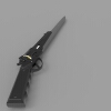 45acp-revolver-gunblade-军事-武器-工业CAD模型-3D城