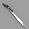 45acp-revolver-gunblade-军事-武器-工业CAD模型-3D城