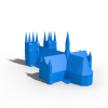 圣彼得大教堂 - 伦敦-艺术-3D打印模型-3D城