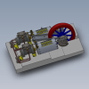 twin-steam-engines-in-factory-layout-工业设备-零部件-工业CAD模型-3D城