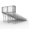 观众席-家居-桌椅-VR/AR模型-3D城