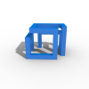 3D魔方透视错觉-DIY-3D打印模型-3D城