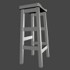 simple-bar-stool-建筑-其它-工业CAD模型-3D城