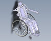 The wheelchair-科技-医疗设备-工业CAD模型-3D城