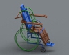 The wheelchair-科技-医疗设备-工业CAD模型-3D城